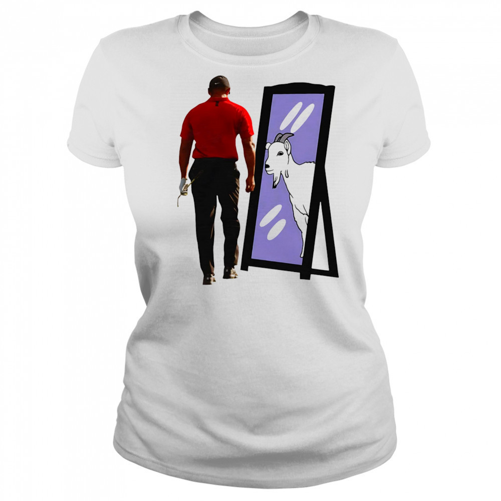 Tiger Woods Goat mirror shirt Women's T-shirt