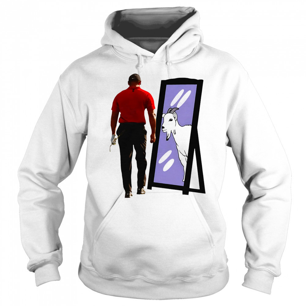 Tiger Woods Goat mirror shirt Hoodie