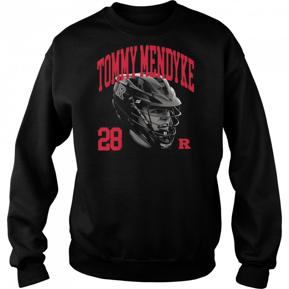 Tommy Mendyke 28 Rutgers Scarlet Knights Lacrosse NCAA Division I Portrait t-shirt Sweatshirt