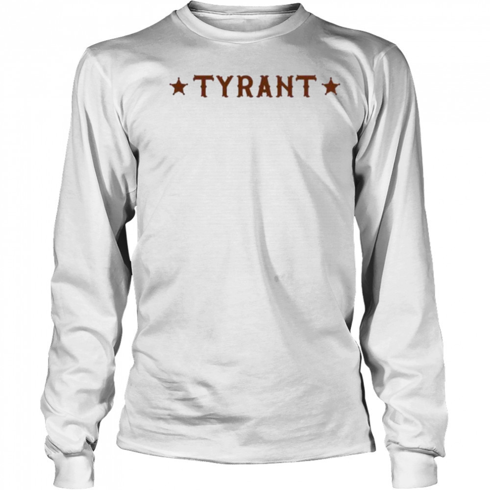 Tyrant Western Cowboy Rodeo T Shirt Long Sleeved