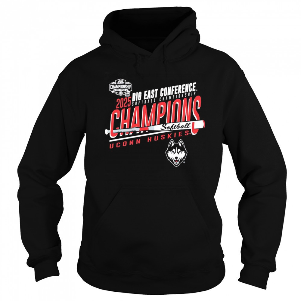 UConn Huskies 2025 Big East Softball Champions shirt Hoodie