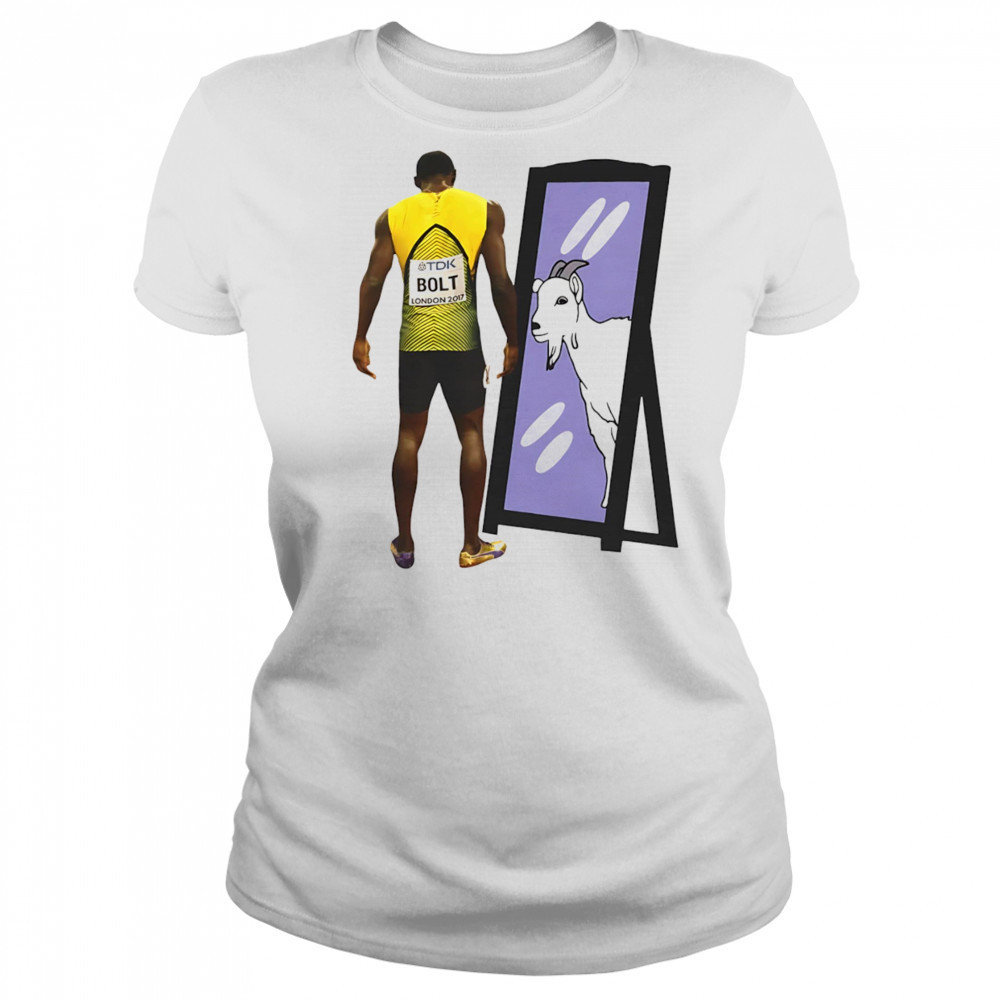 Usain Bolt Goat mirror shirt Women's T-shirt