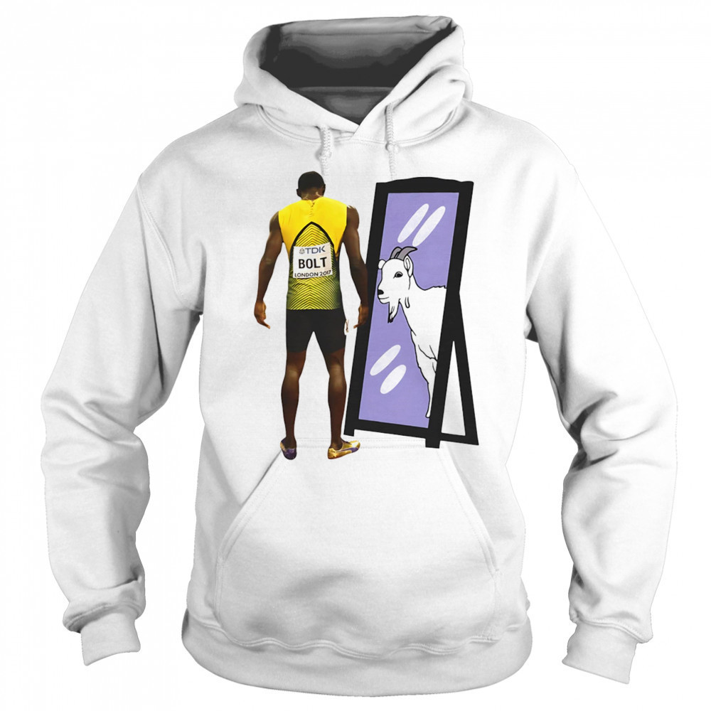 Usain Bolt Goat mirror shirt Hoodie