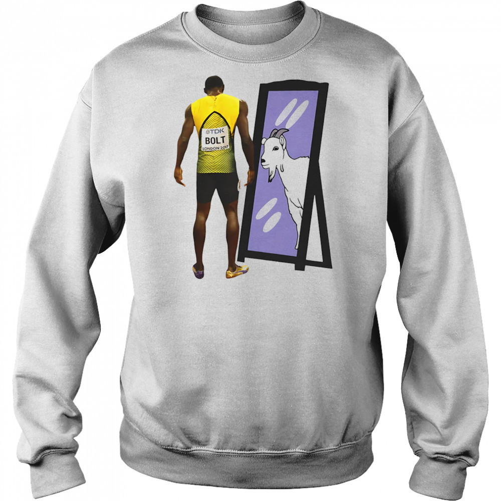 Usain Bolt Goat mirror shirt Sweatshirt