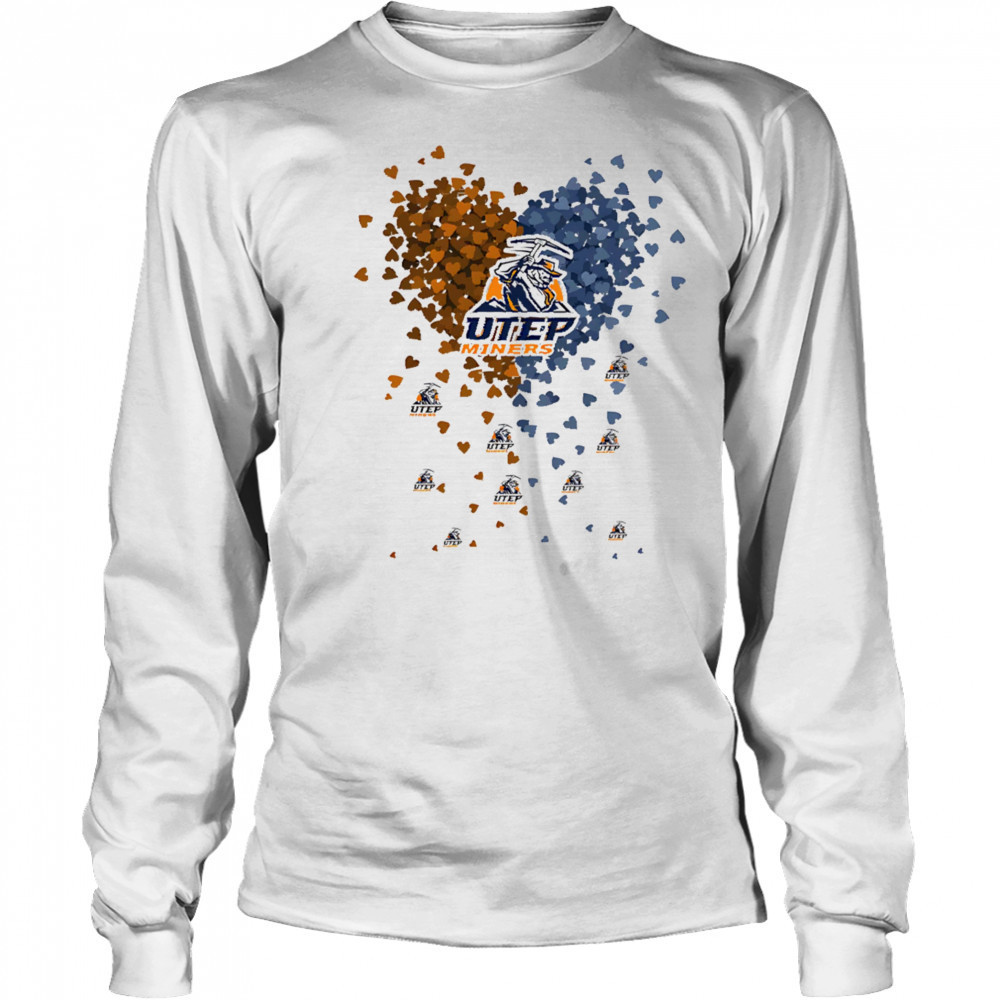 Utep miners heart explosion shirt Long Sleeved