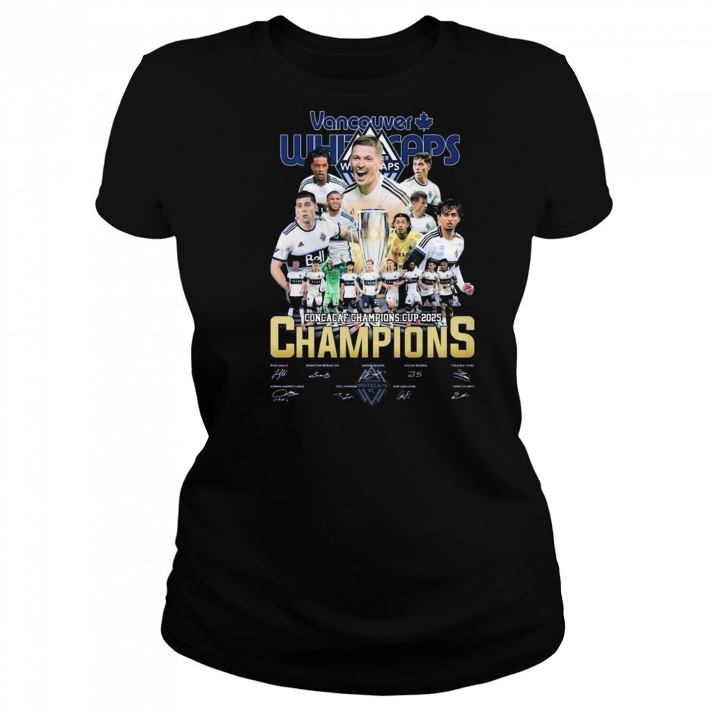 Vancouver Whitecaps Concacaf Champions Cup 2025 Signatures Shirt Women's T-shirt
