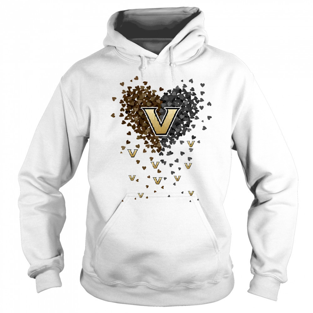 Vanderbilt commodores heart explosion shirt Hoodie