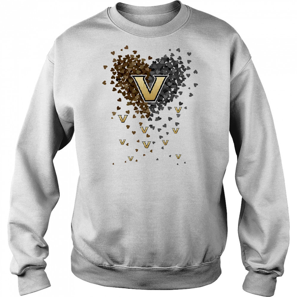Vanderbilt commodores heart explosion shirt Sweatshirt