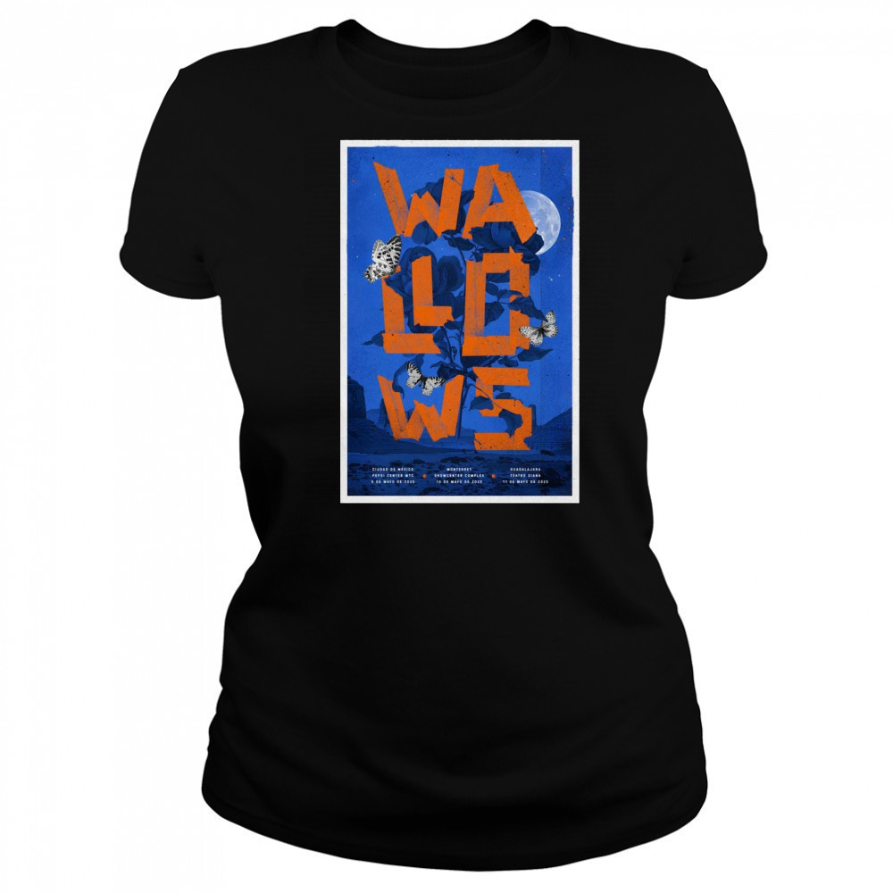 Wallows World Tour May 9-10-11 2025 Pepsi Center Wtc Showcenter Complex Teatro Diana t-shirt Women's T-shirt