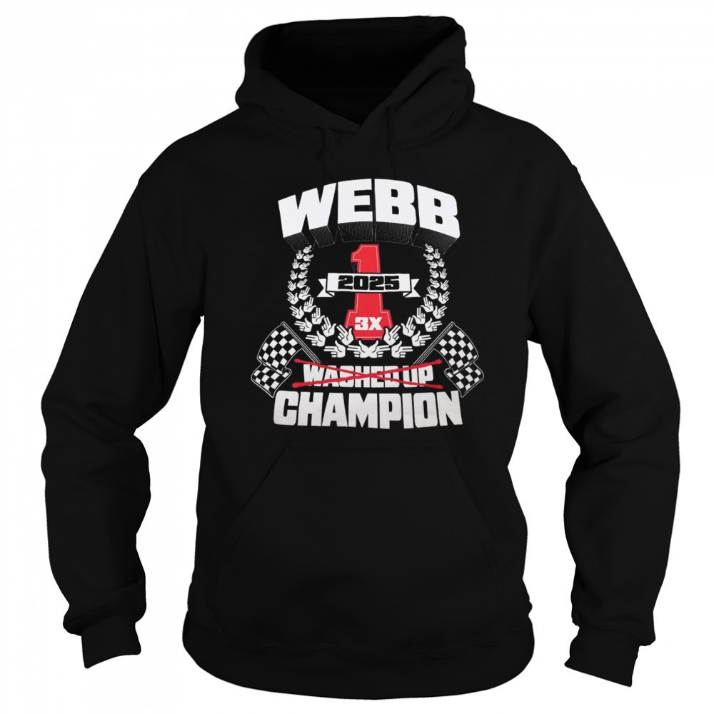 Webb CW2 3x 2025 Champion Shirt Hoodie