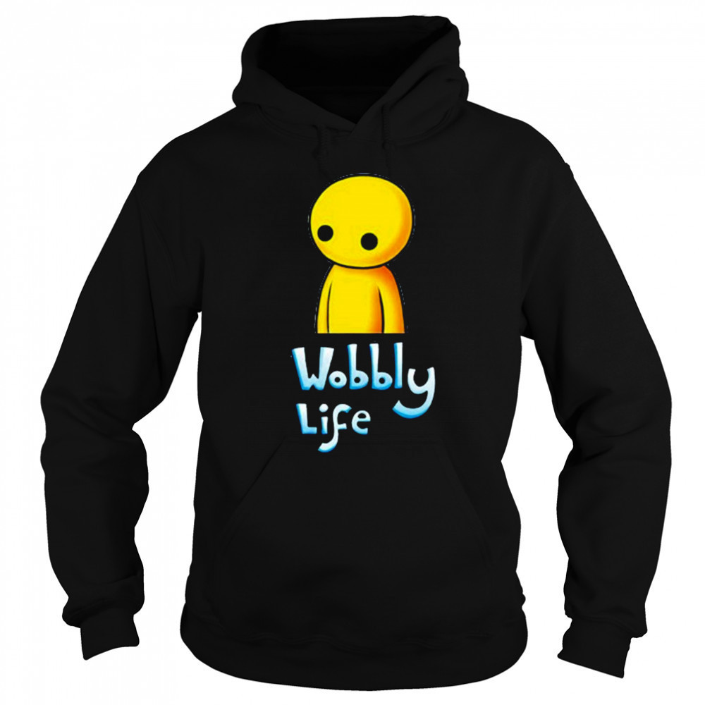 Wobbly Life Plain Wobbly Logo T-Shirt Hoodie