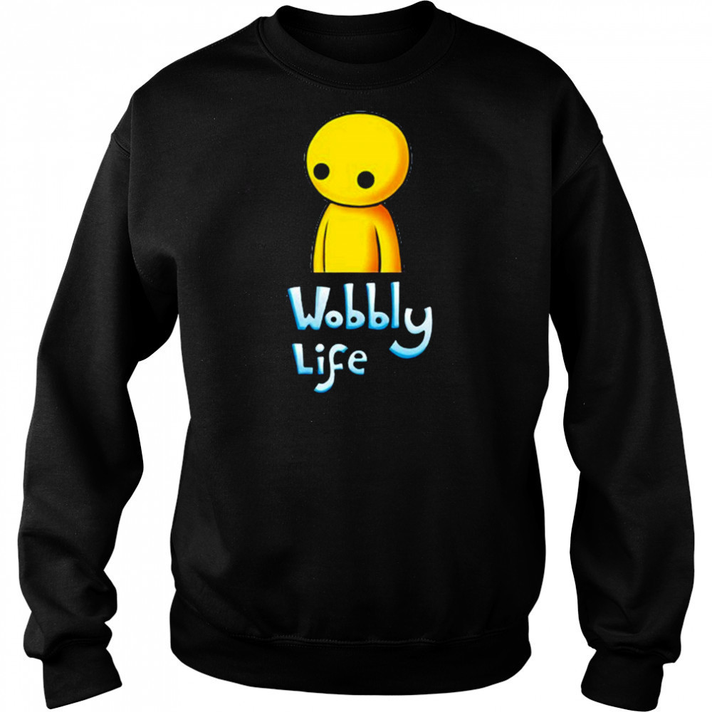 Wobbly Life Plain Wobbly Logo T-Shirt Sweatshirt
