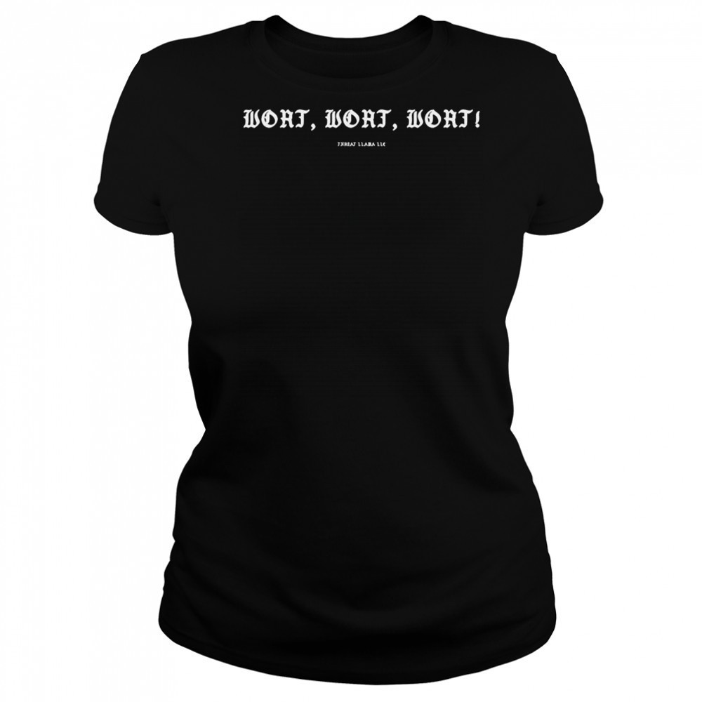 Wort Wort Wort Threat Llama T-shirt Women's T-shirt
