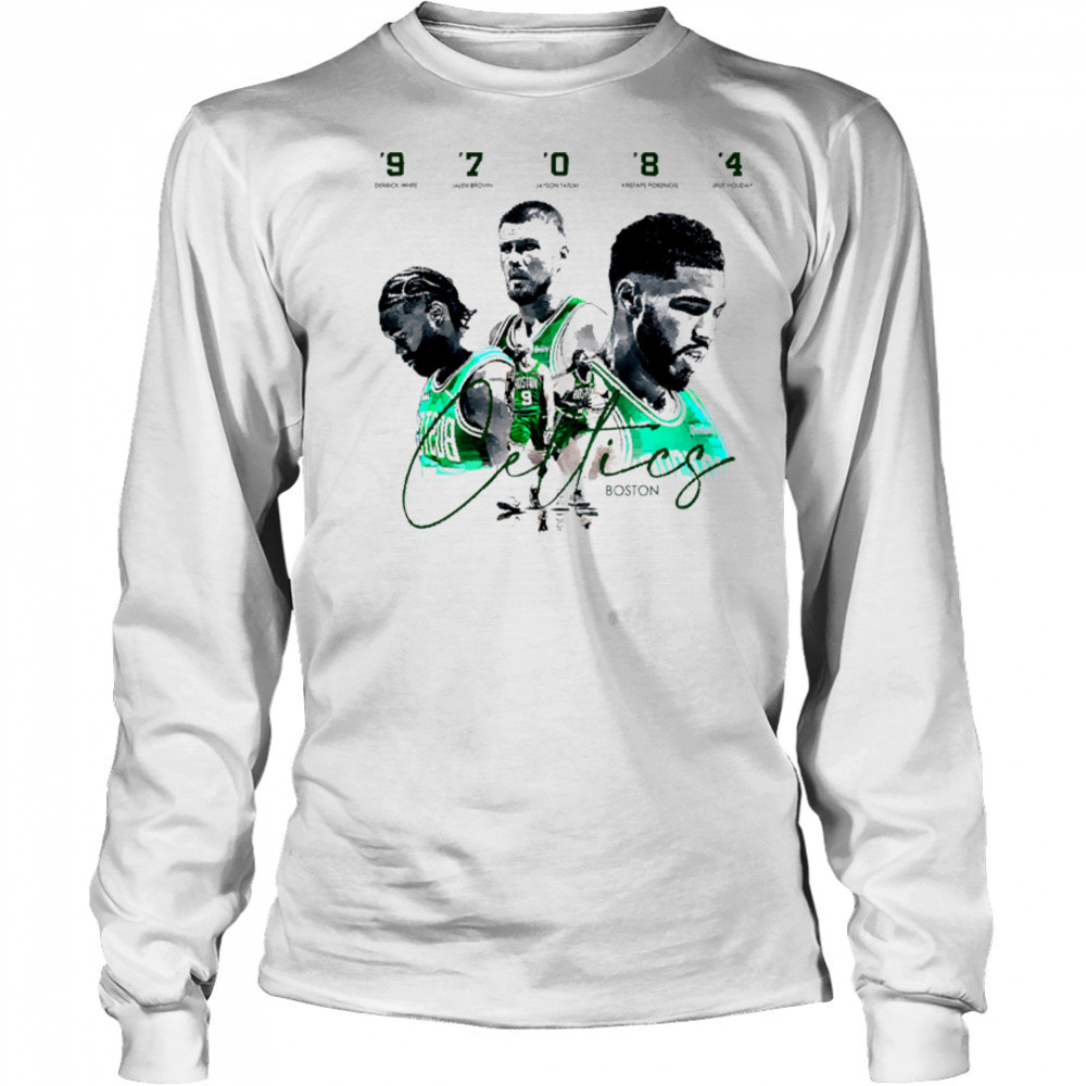 5 legendary players of the current Boston Celtics team shirt Long Sleeved