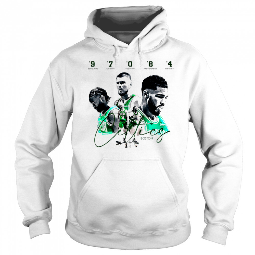 5 legendary players of the current Boston Celtics team shirt Hoodie