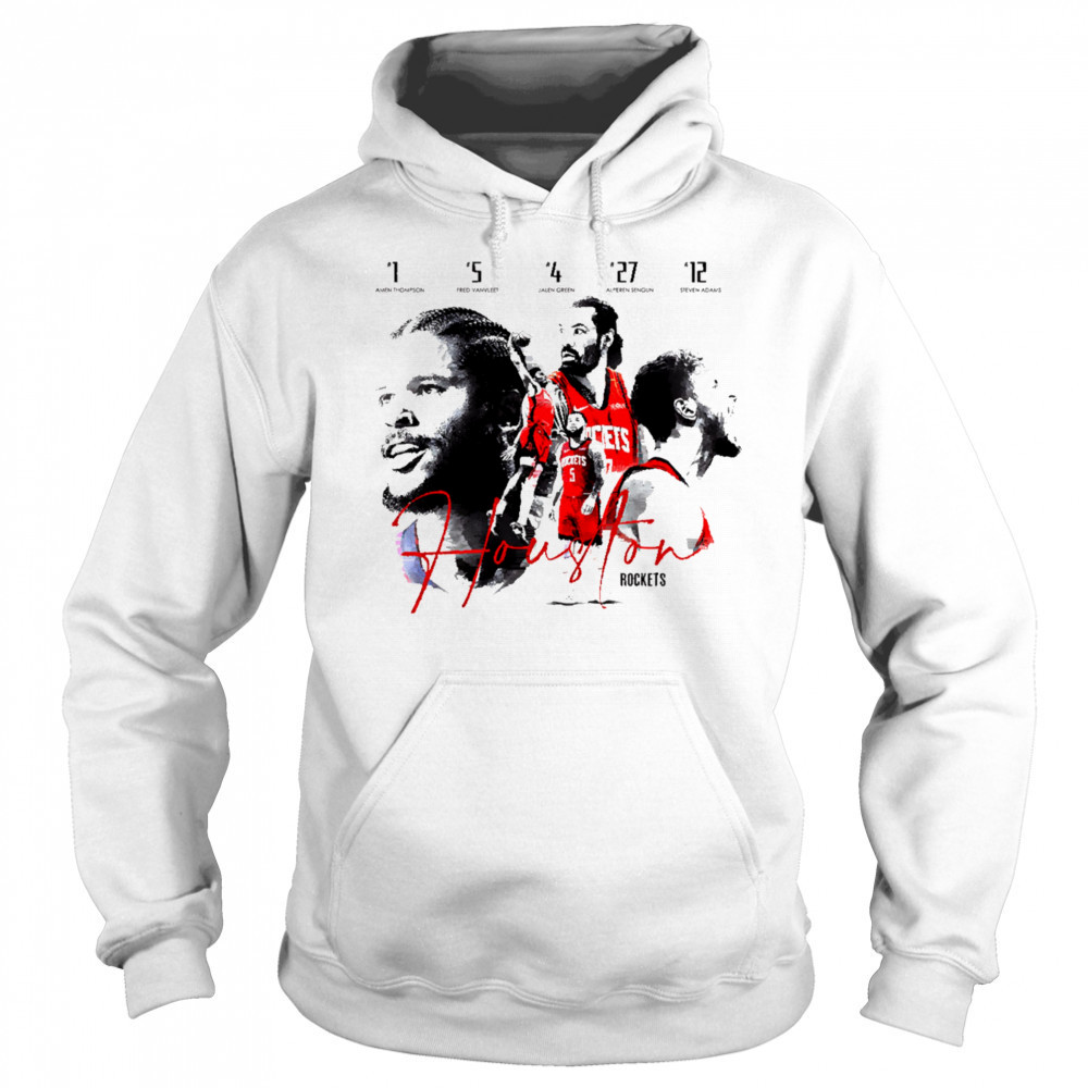 5 legendary players of the current Houston Rockets team shirt Hoodie