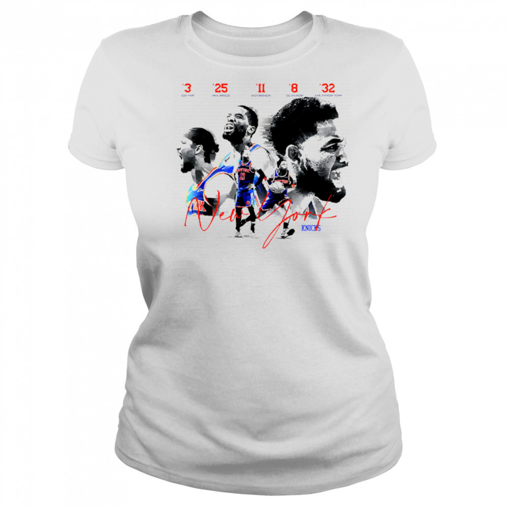 5 legendary players of the current New York Knicks team shirt Women's T-shirt