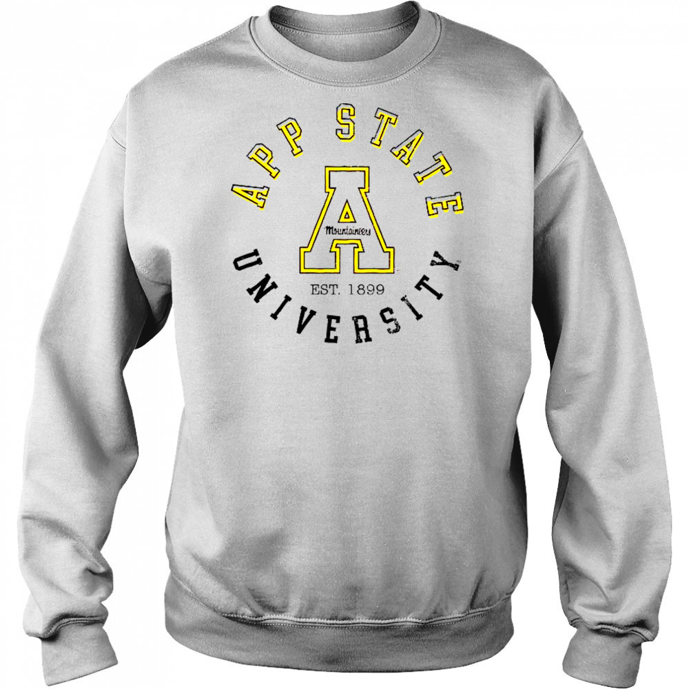 Appalachian State Mountaineers Circle Vintage T-Shirt Sweatshirt