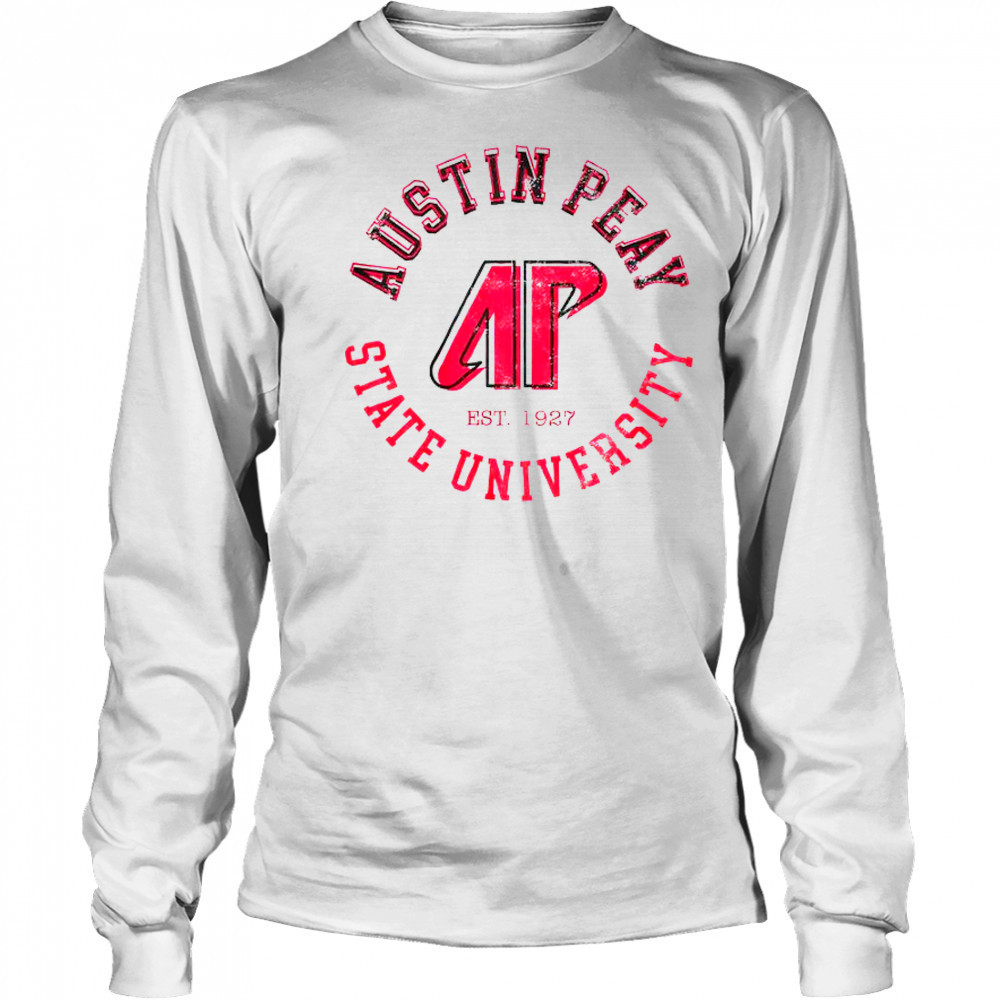 Austin Peay Governors Circle Vintage T-Shirt Long Sleeved