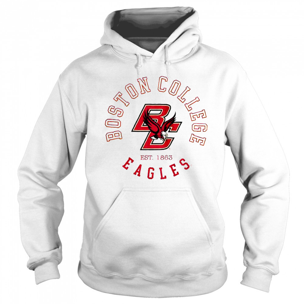 Boston College Eagles Circle Vintage T-Shirt Hoodie