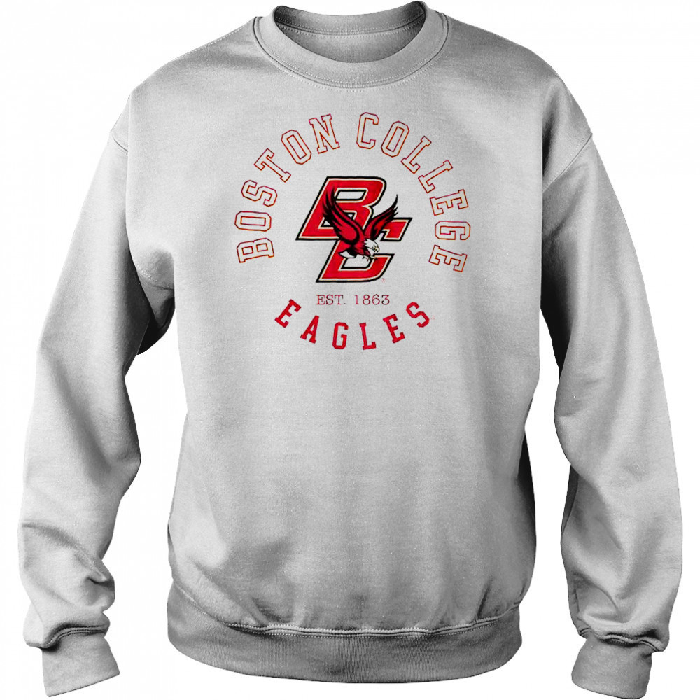 Boston College Eagles Circle Vintage T-Shirt Sweatshirt