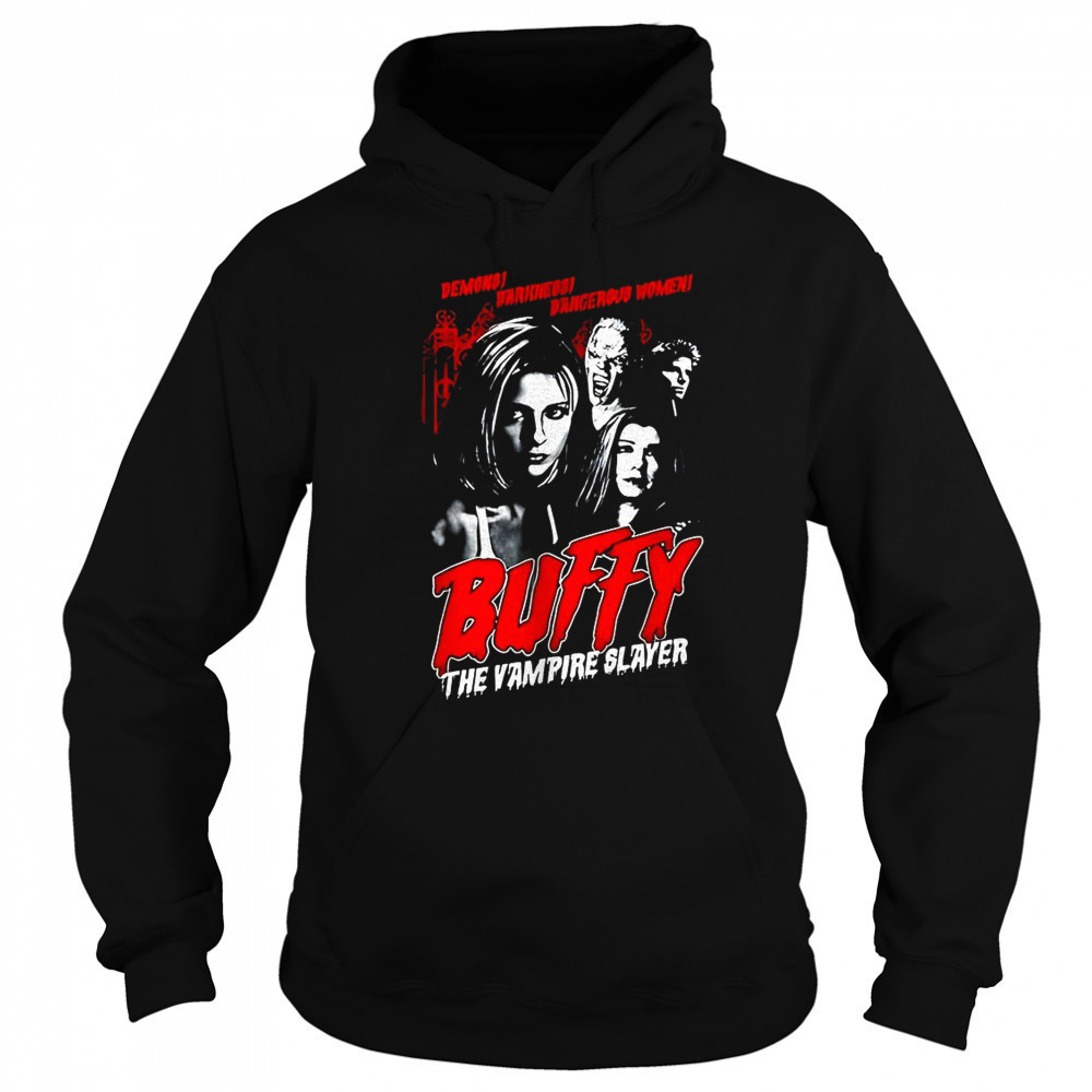 Buffy the vampire slayer horror poster tv show shirt Hoodie
