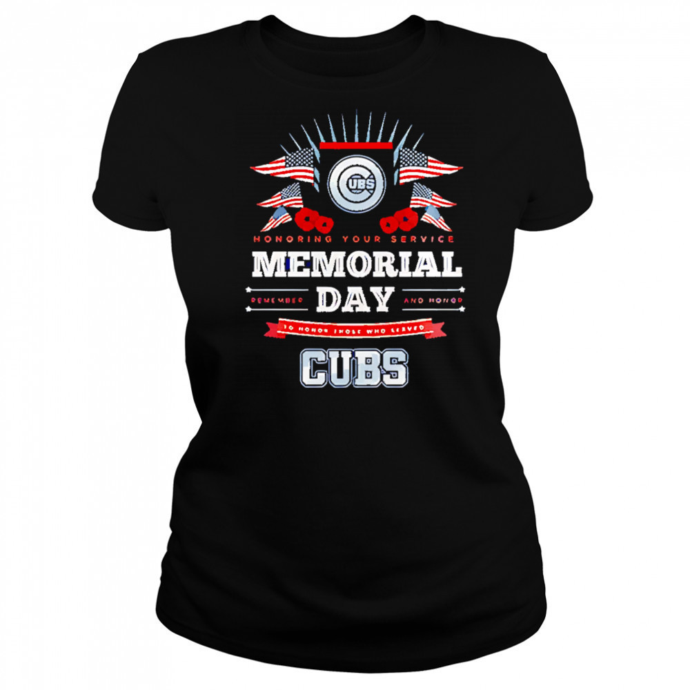 Cubs Memorial Day 2025 shirt Women's T-shirt