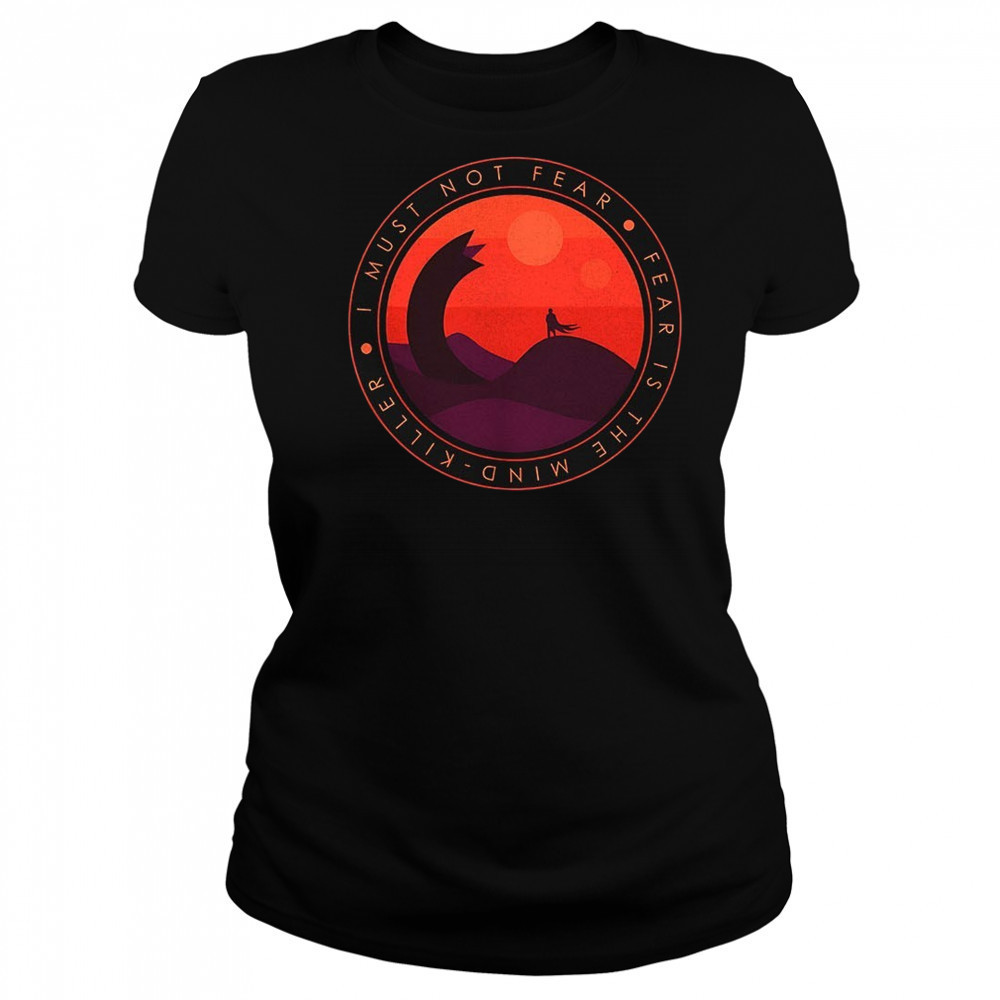 Dune fear is the mind-killer I must not fear shirt Women's T-shirt