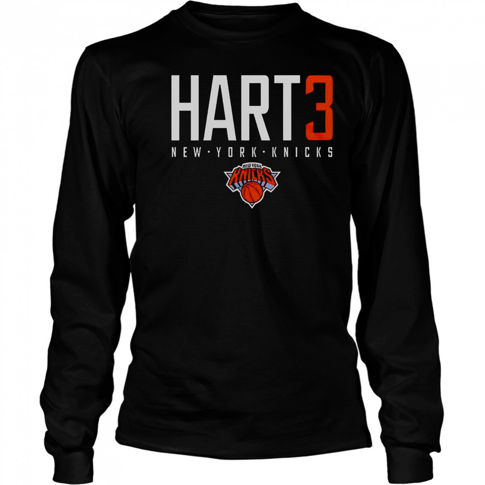 Hart3 New York Knicks Basketball NBA Playoffs 2025 T-Shirt Long Sleeved