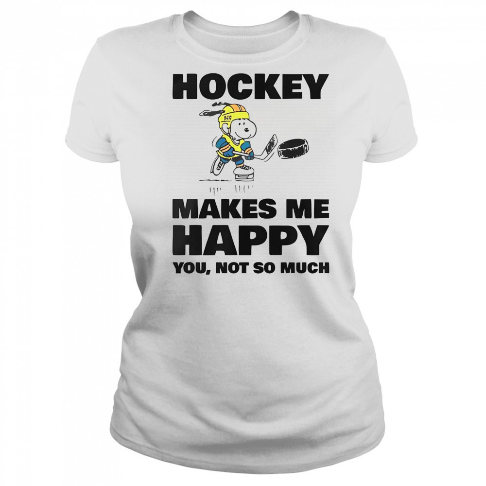 Hockey Makes Me Happy T-Shirt Women's T-shirt
