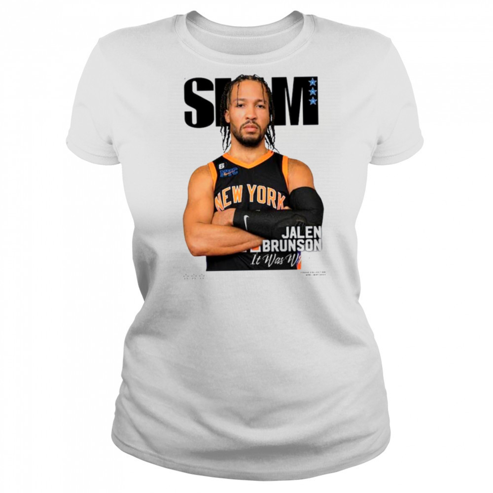 Jalen Brunson New York Knicks SLAM Cover T Shirt Women's T-shirt