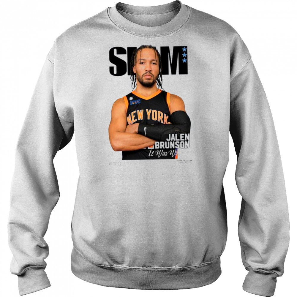 Jalen Brunson New York Knicks SLAM Cover T Shirt Sweatshirt