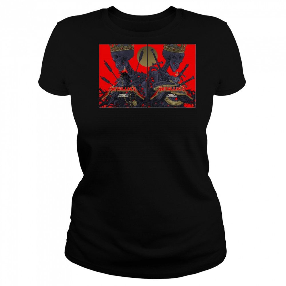 Metallica Columbus OH May 9 – 11 2025 Historic Crew Stadium Poster t-shirt Women's T-shirt