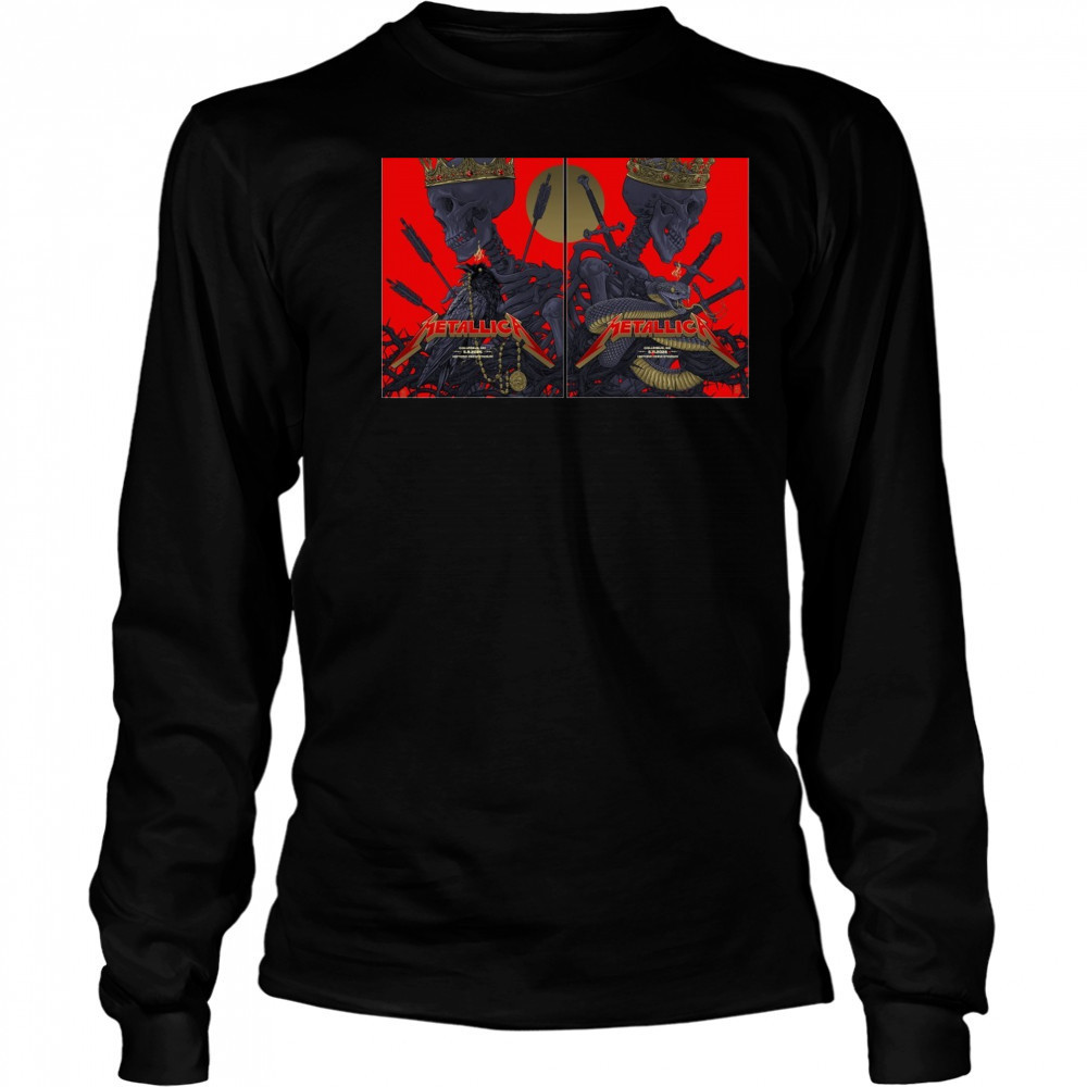 Metallica Columbus OH May 9 – 11 2025 Historic Crew Stadium Poster t-shirt Long Sleeved