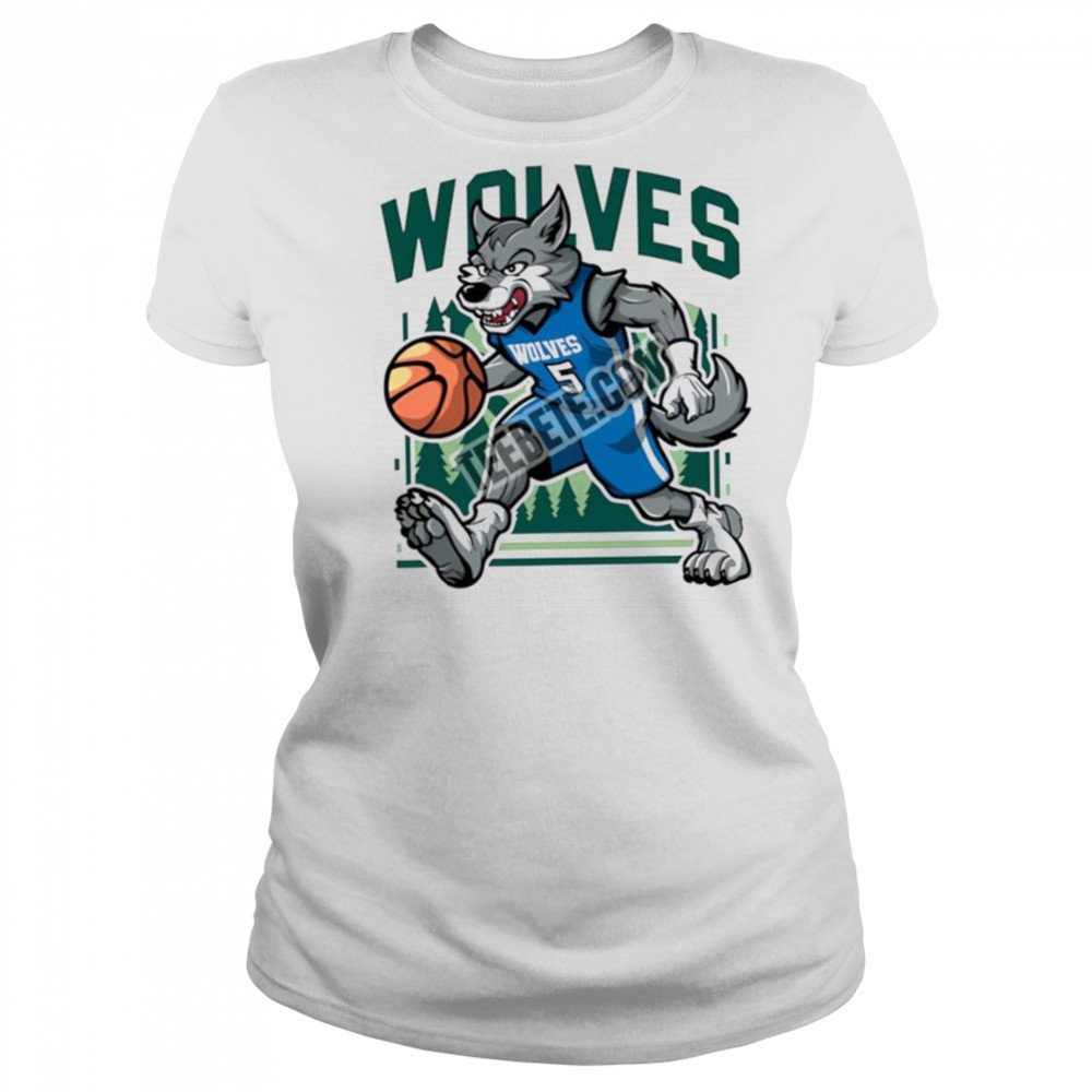 Minnesota Timberwolves Mascot Basketball Shirt Women's T-shirt