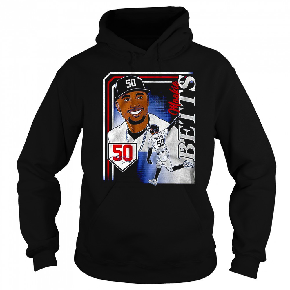 Mookie Betts Los Angeles Dodgers MLB collage frame graphic shirt Hoodie