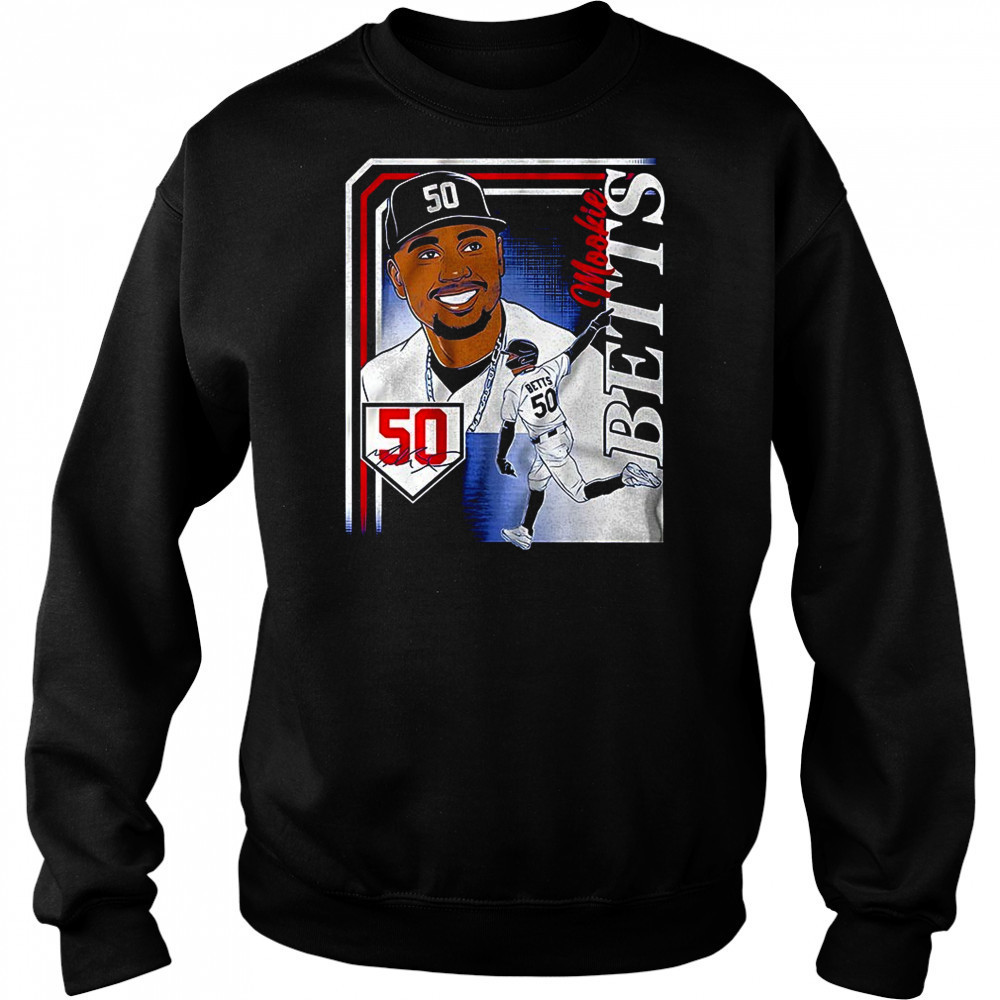 Mookie Betts Los Angeles Dodgers MLB collage frame graphic shirt Sweatshirt