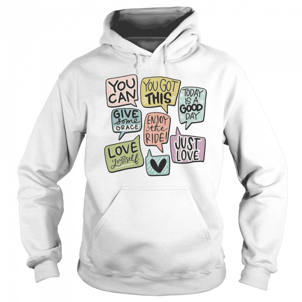 Motivational Speech Bubbles T-Shirt Hoodie