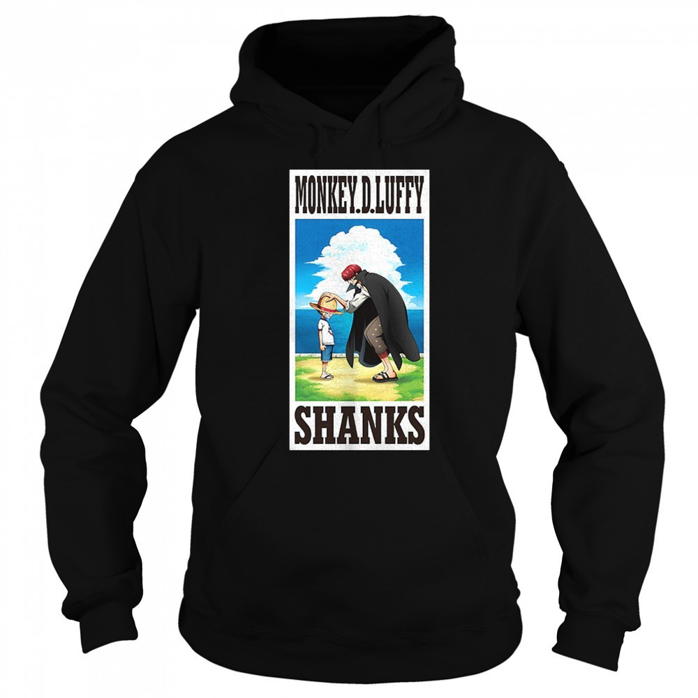 One Piece Monkey D Luffy shanks shirt Hoodie