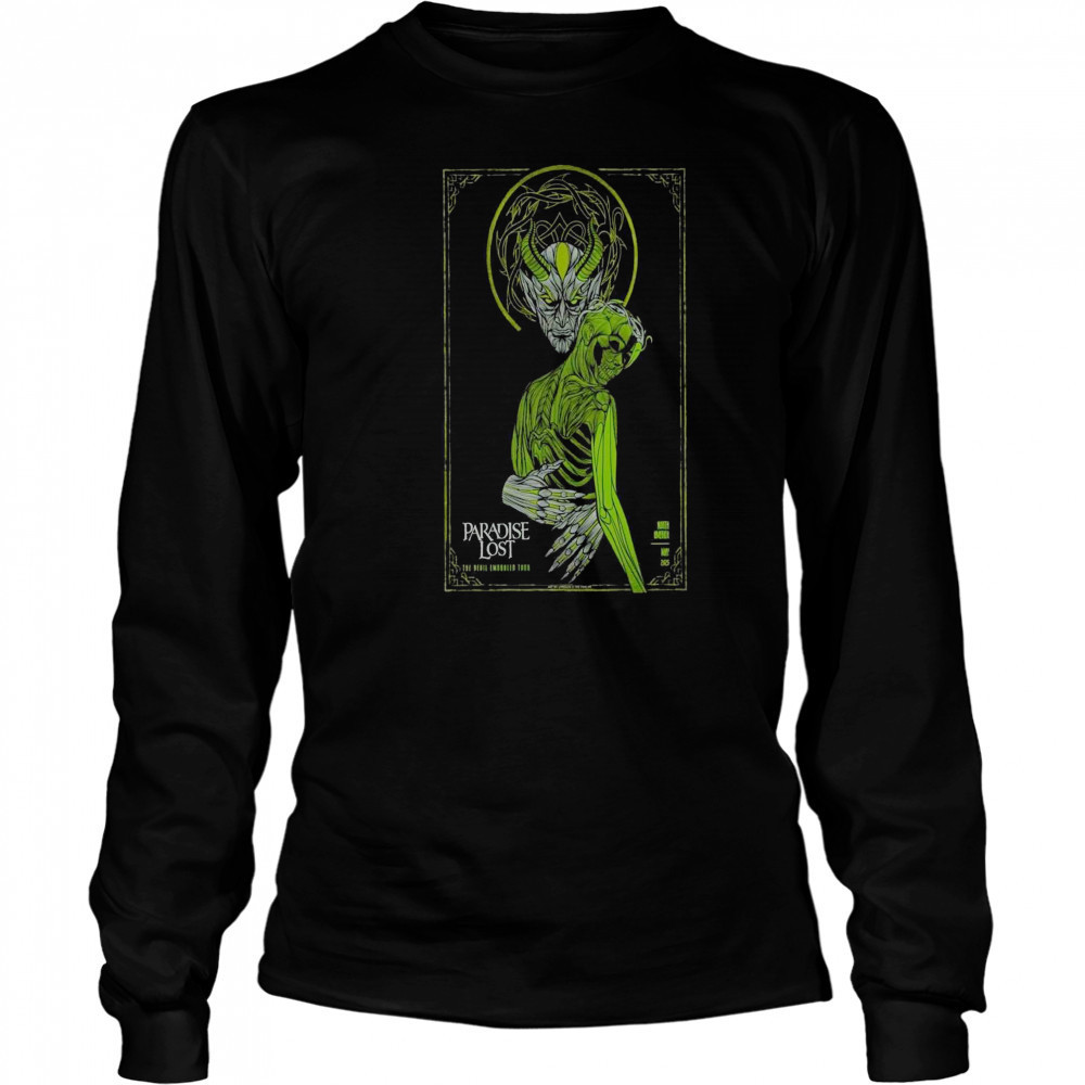 Paradise Lost The Devil Embraced Tour North America May 11 2025 Poster t-shirt Long Sleeved