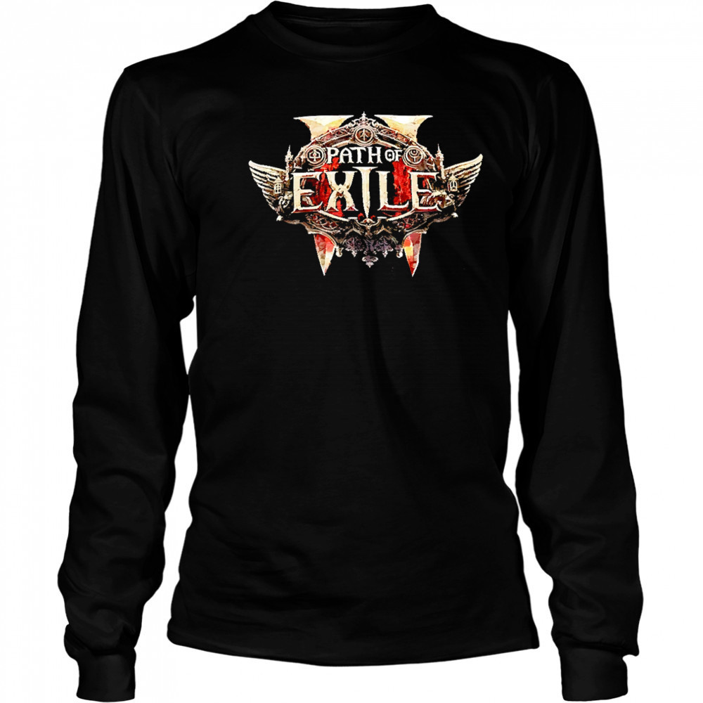 Path of Exile logo shirt Long Sleeved