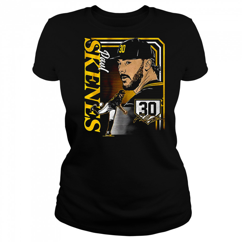 Paul Skenes Pittsburgh Pirates MLB collage frame graphic shirt Women's T-shirt