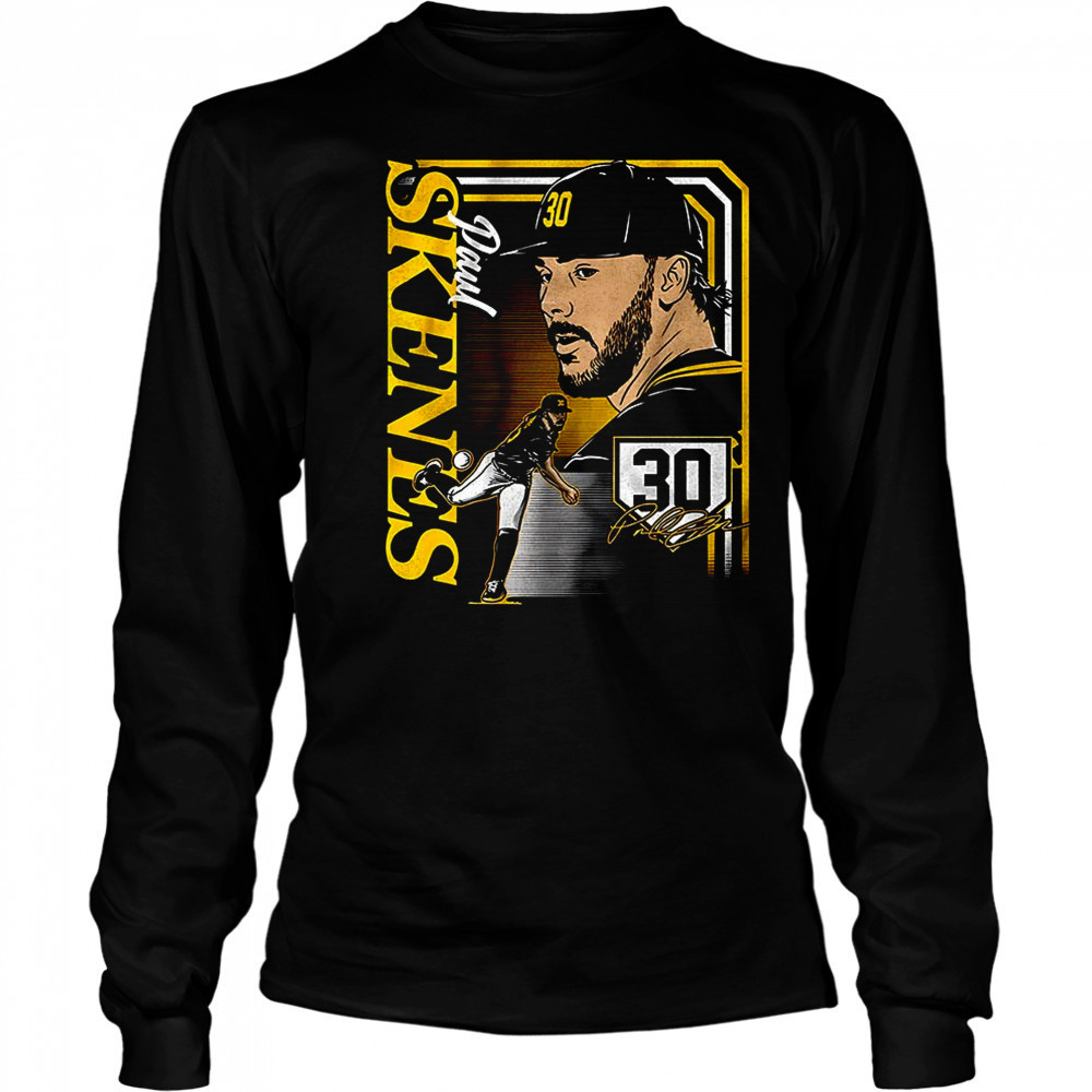 Paul Skenes Pittsburgh Pirates MLB collage frame graphic shirt Long Sleeved