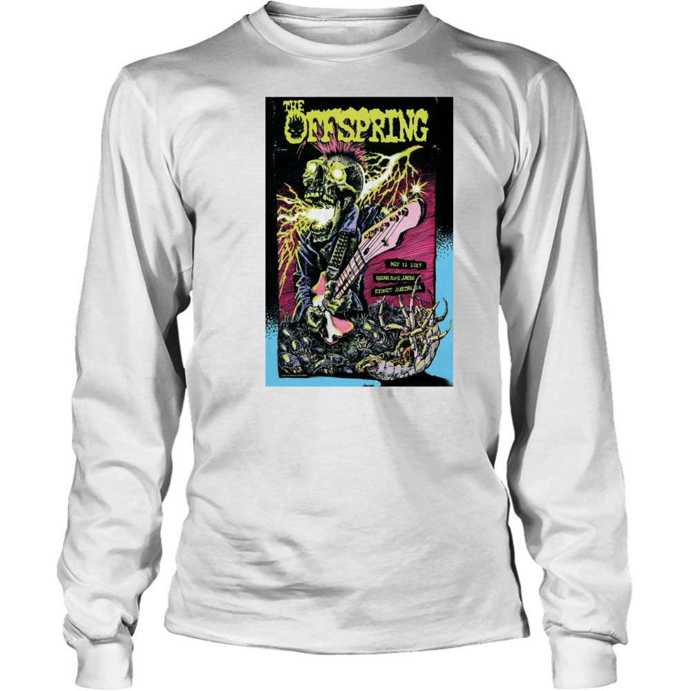 Poster The Offspring May 11 2025 Qudos Bank Arena Sydney Australia t-shirt Long Sleeved