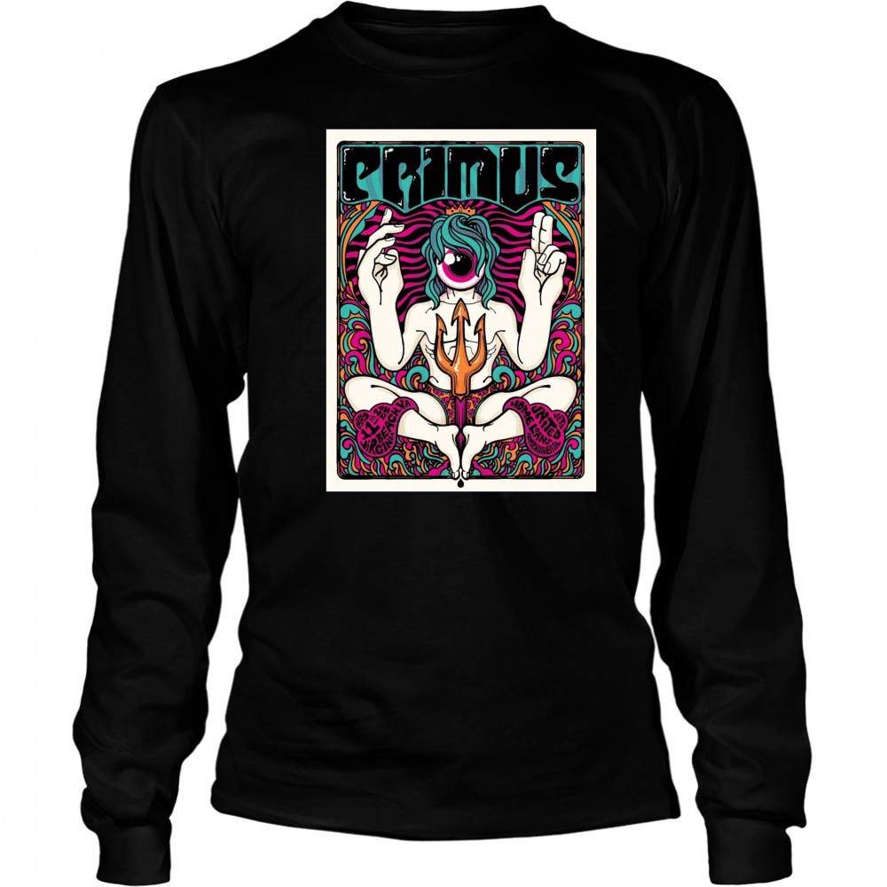 Primus May 11th 2025 2025 Veterans United Home Loans Amphitheater Virginia Beach t-shirt Long Sleeved