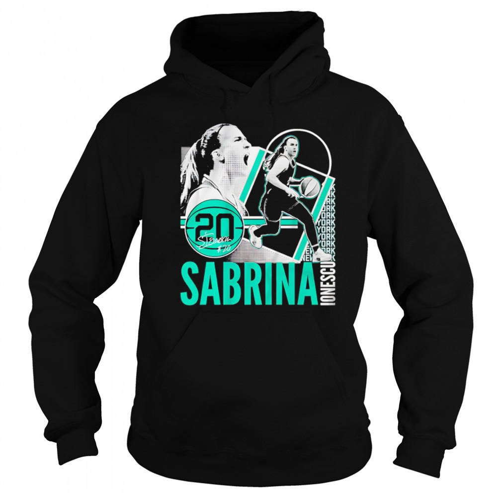 Sabrina Ionescu collage frame shirt Hoodie