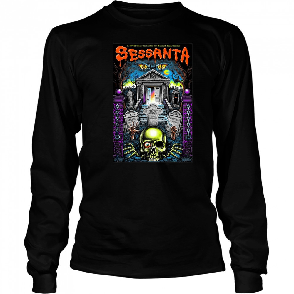 Sessanta With Primus A Perfect Circle Puscifer May 11 2025 Veterans United Home Loans Amphitheater Poster t-shirt Long Sleeved