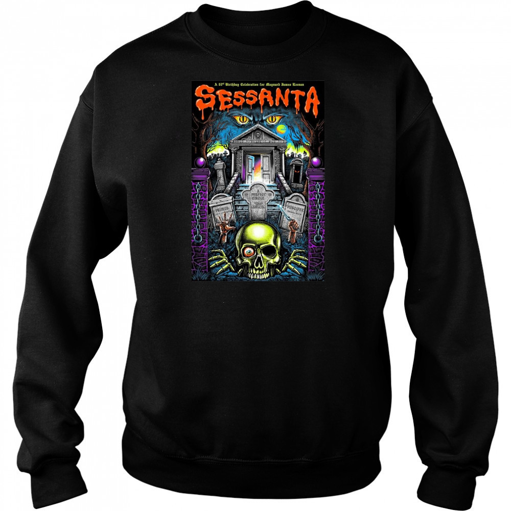 Sessanta With Primus A Perfect Circle Puscifer May 11 2025 Veterans United Home Loans Amphitheater Poster t-shirt Sweatshirt