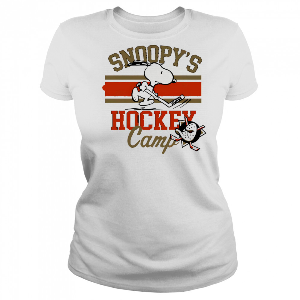Snoopy Anaheim Ducks Snoopy’s Camp shirt Women's T-shirt