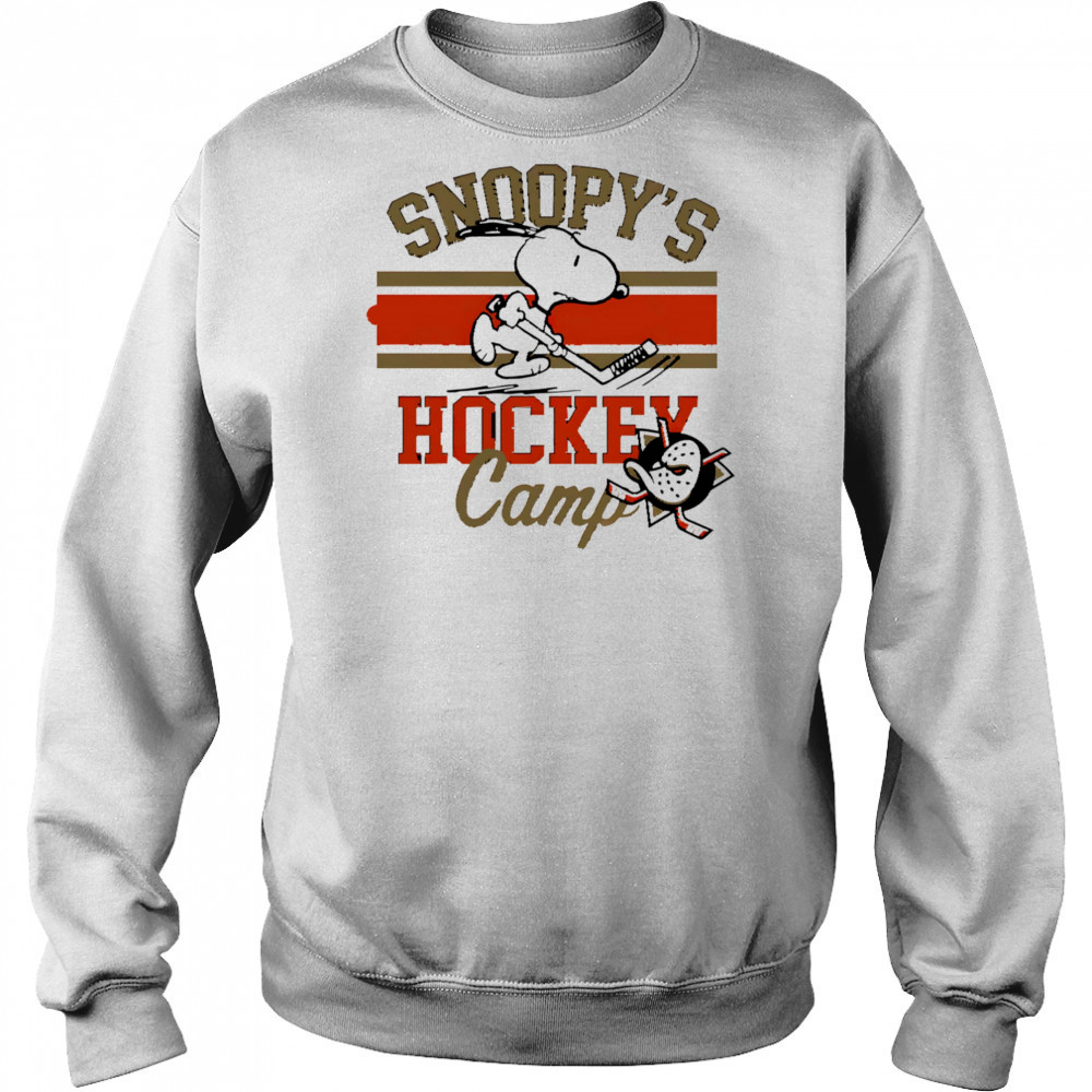 Snoopy Anaheim Ducks Snoopy’s Camp shirt Sweatshirt